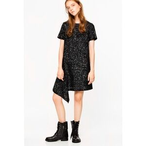 Zadig & Voltaire Short sleeves Racine Black Sequin Dress S